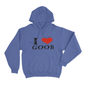 I Love GOOB Unisex Hoodie Blue