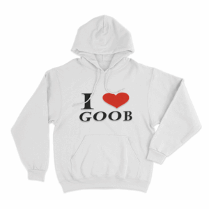 I Love GOOB Unisex Hoodie White