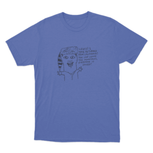 Lewis Returned Unisex T Shirt Blue