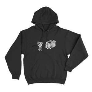 Spots Unisex Hoodie Black