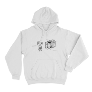 Spots Unisex Hoodie White